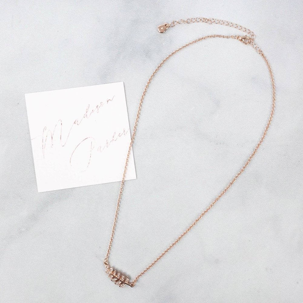 Madison Parker Collection Hailey Leaf Necklace